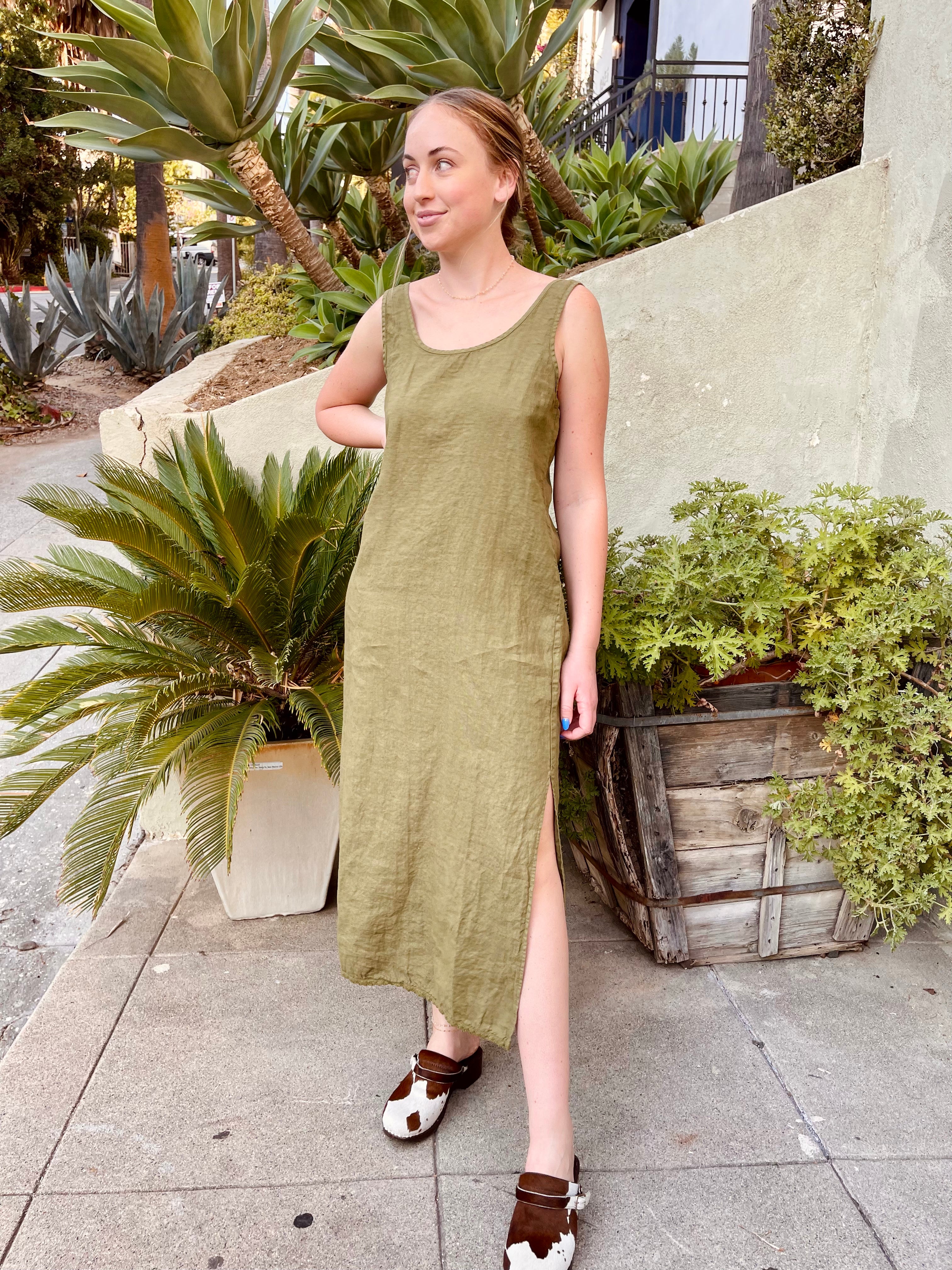 Jjill long outlet linen dresses