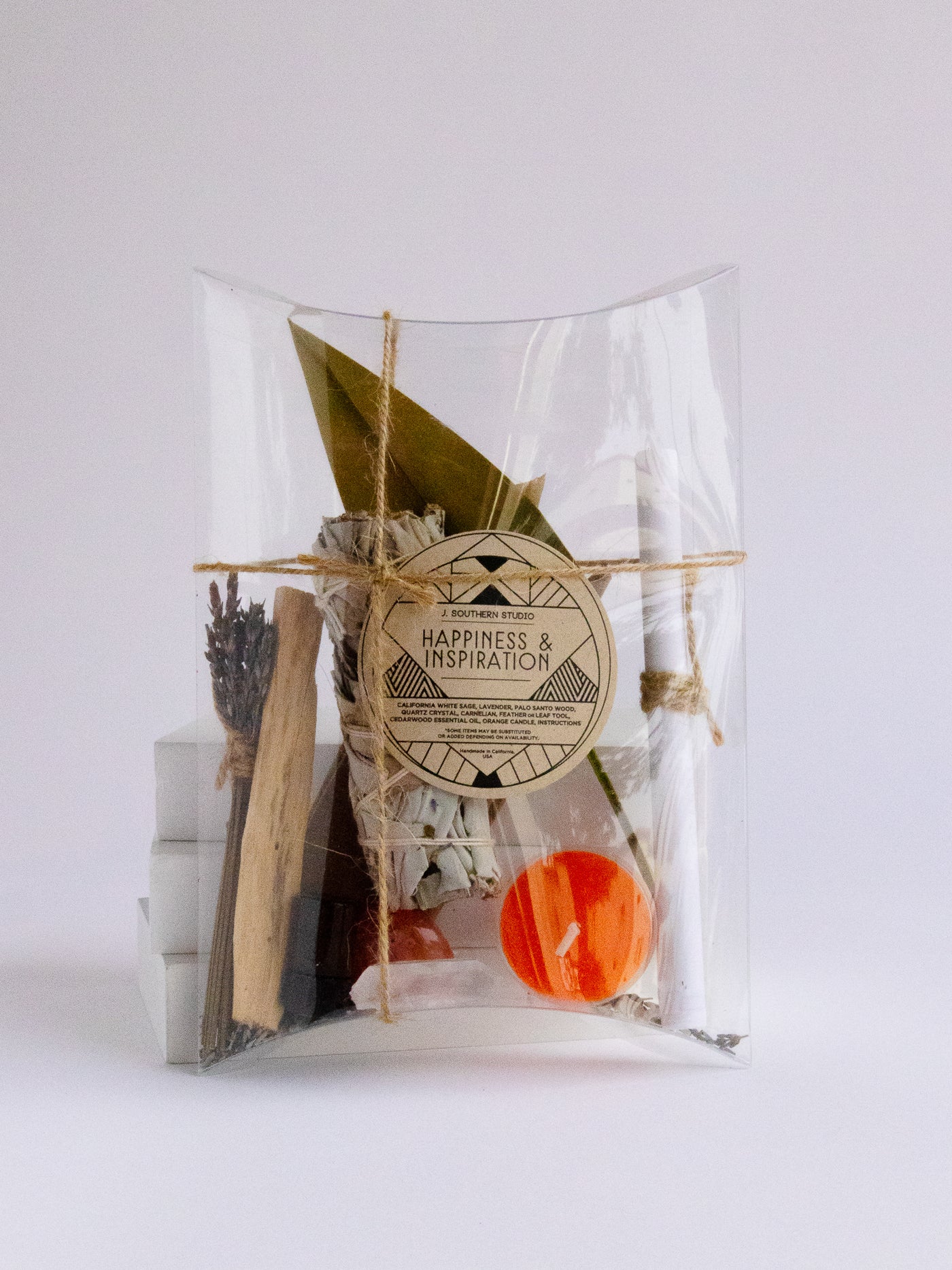 Welcome good times into your home, office, studio space, or your person with our handmade Happiness and Inspiration Ritual Kit.